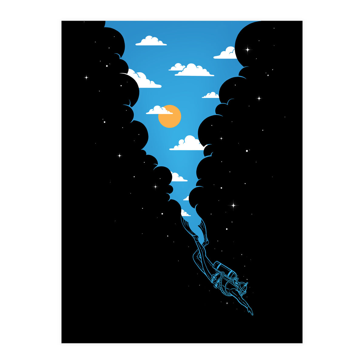 Skydiver (Print Only)