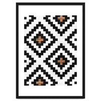 Urban Tribal Pattern No.16 - Aztec - Concrete and Wood