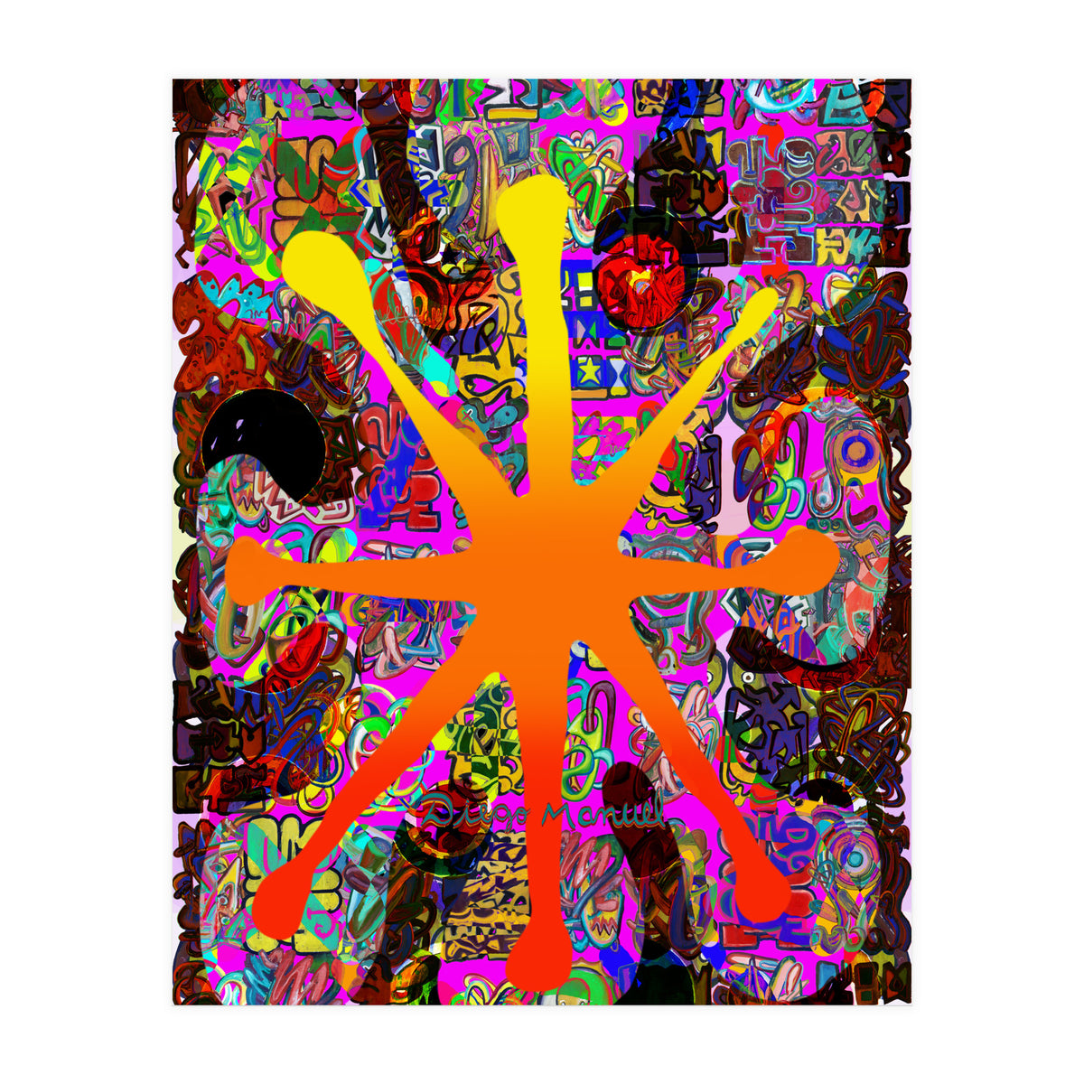 Fuego Y Graffiti 66 (Print Only)