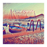 Boats On Lake Garda (Print Only) thumbnail