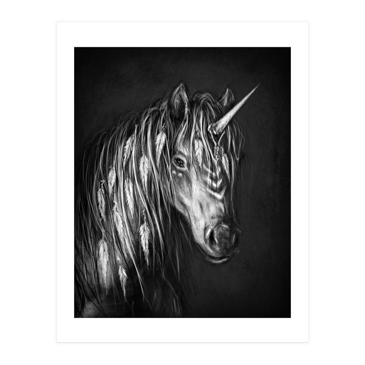 Gothic Unicorn (Print Only)