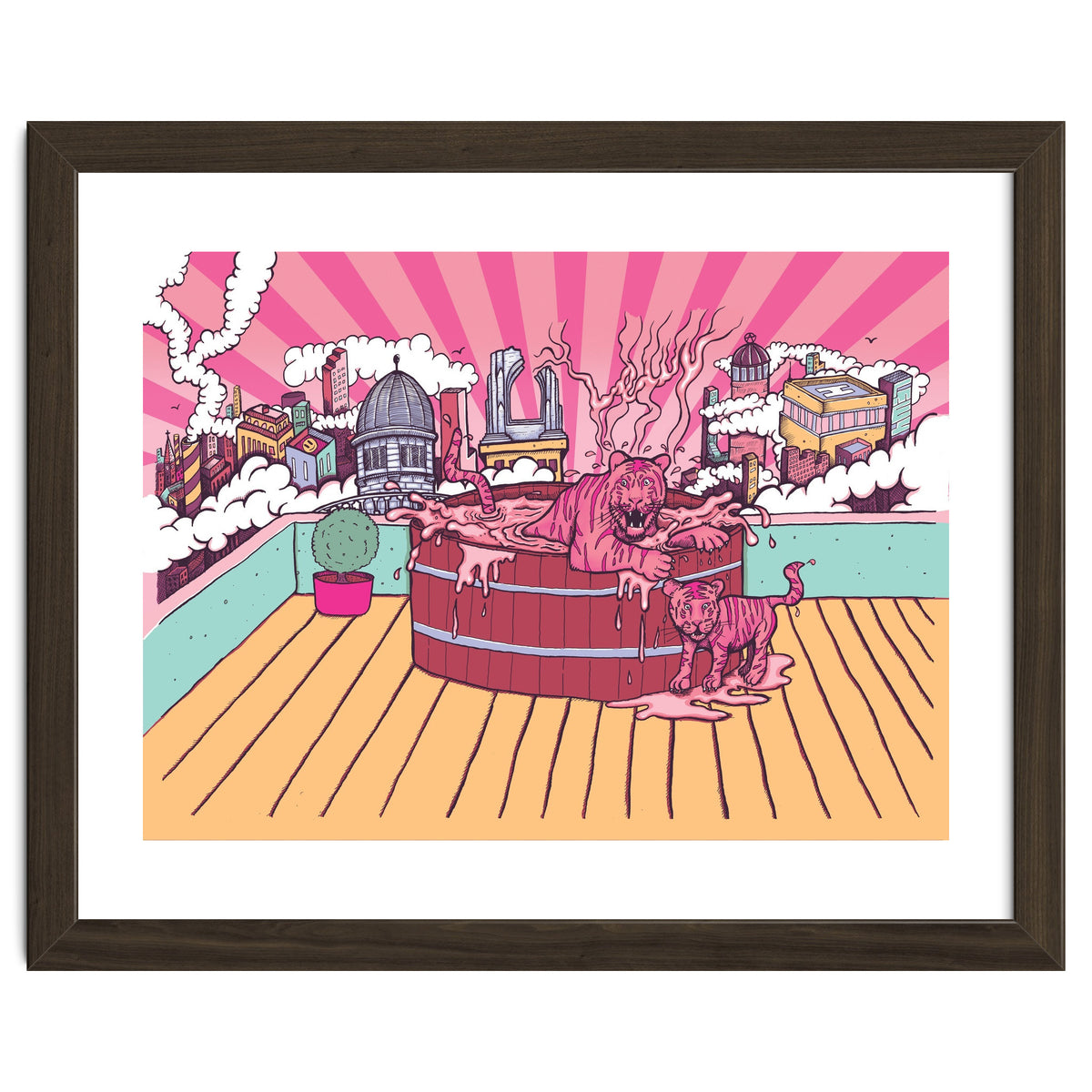 Strawberry Tigers Rooftop Jacuzzis Abbeydale Brewery x Lewy  12.4% ABV Strawberry, Chocolate, Smoked, Cherry Wood-chipped, Imperial Dessert Stout.