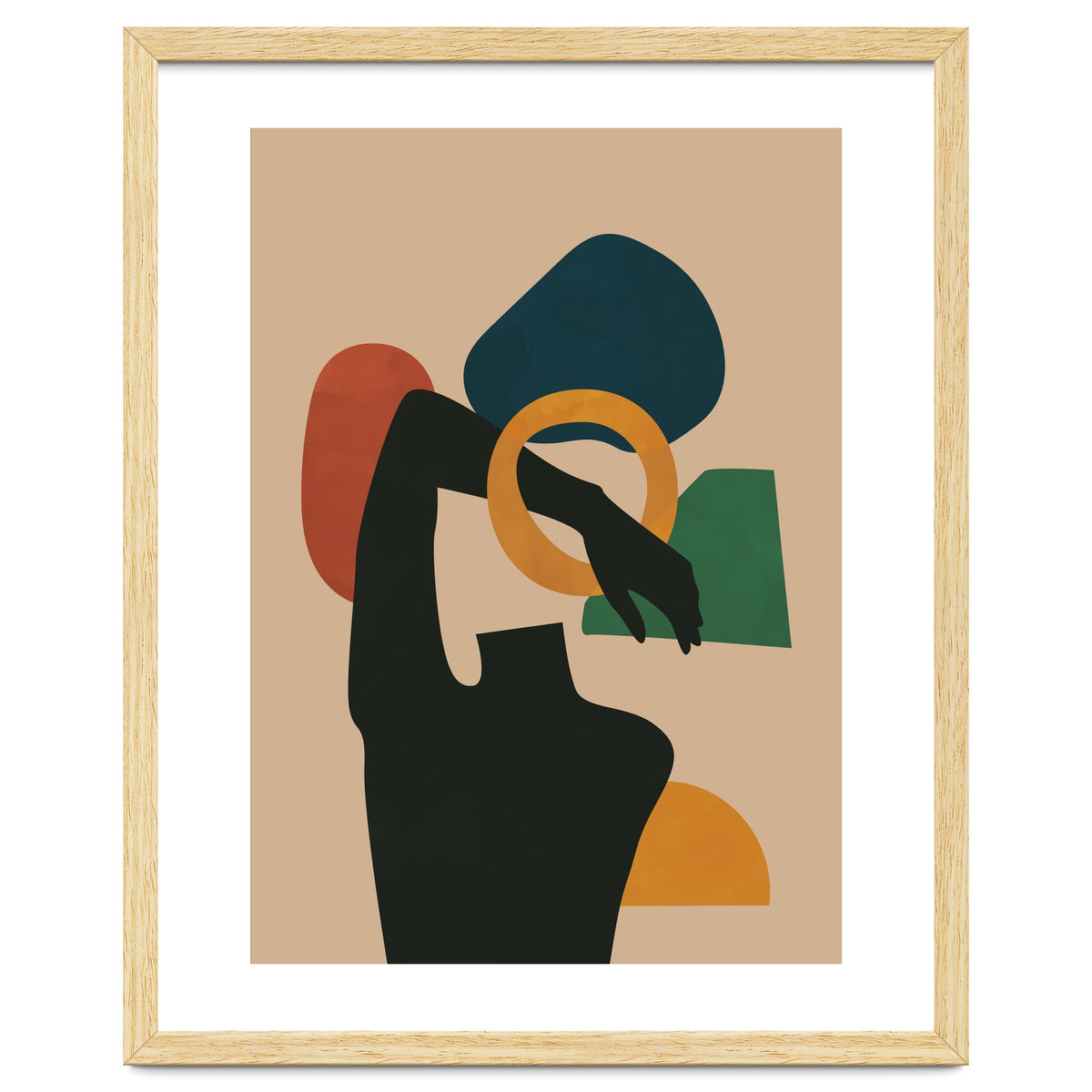 Abstract Body Mind Modern Mid Century