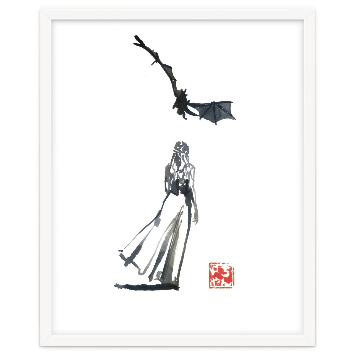 daenerys targaryen and the dragon