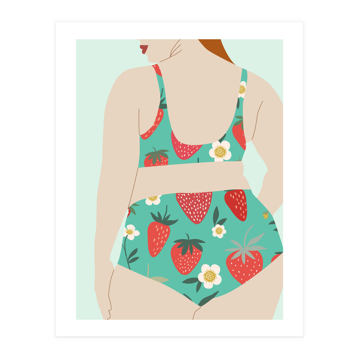 My Strawberry Swimsuit (Print Only)