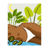 Is it Summer yet Modern Bohemian Black Woman, Bikini (Print Only) thumbnail