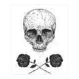 Skull N Roses (Print Only) thumbnail