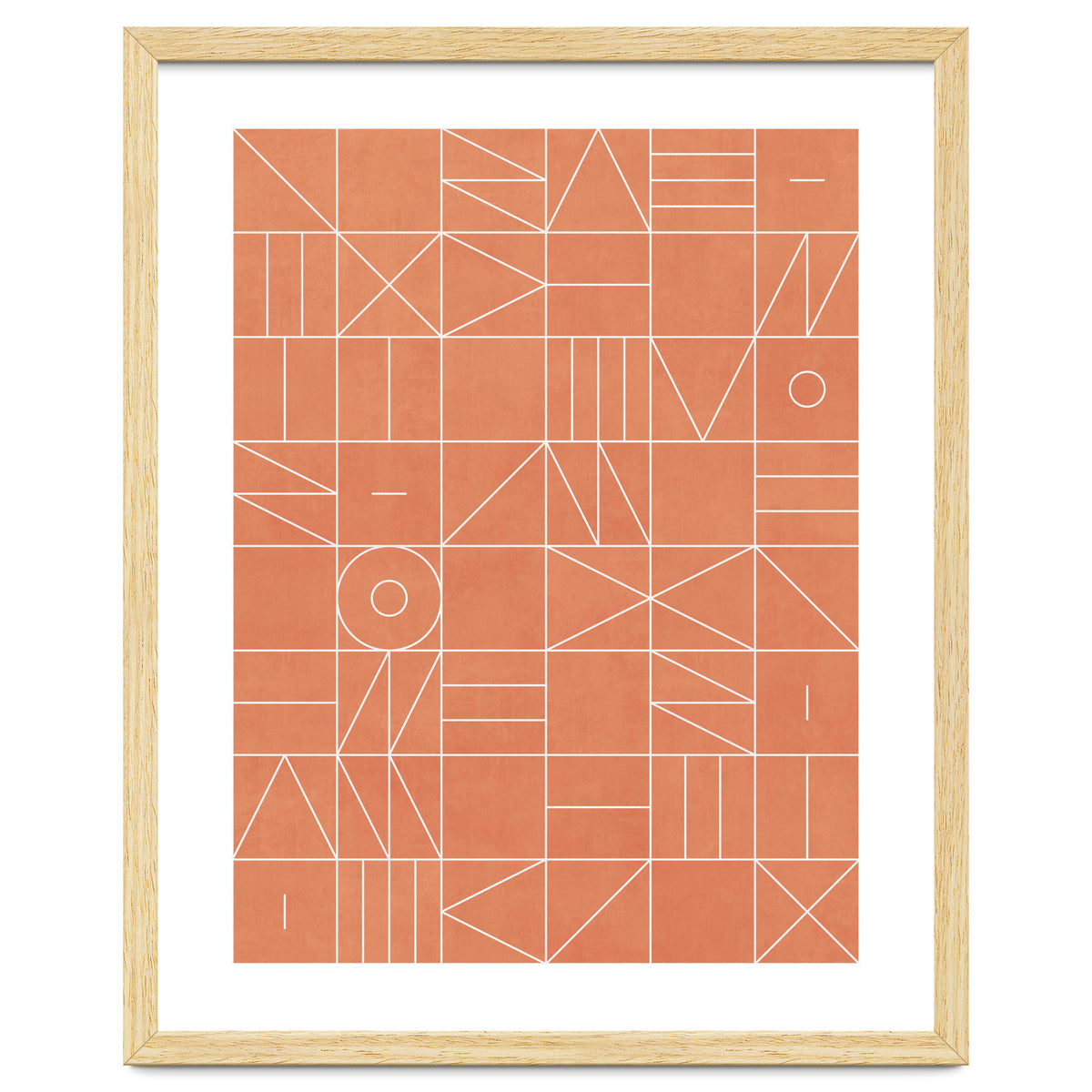 My Favorite Geometric Patterns No.5 - Coral