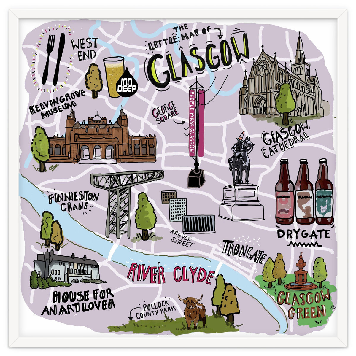 Little Map of Glasgow