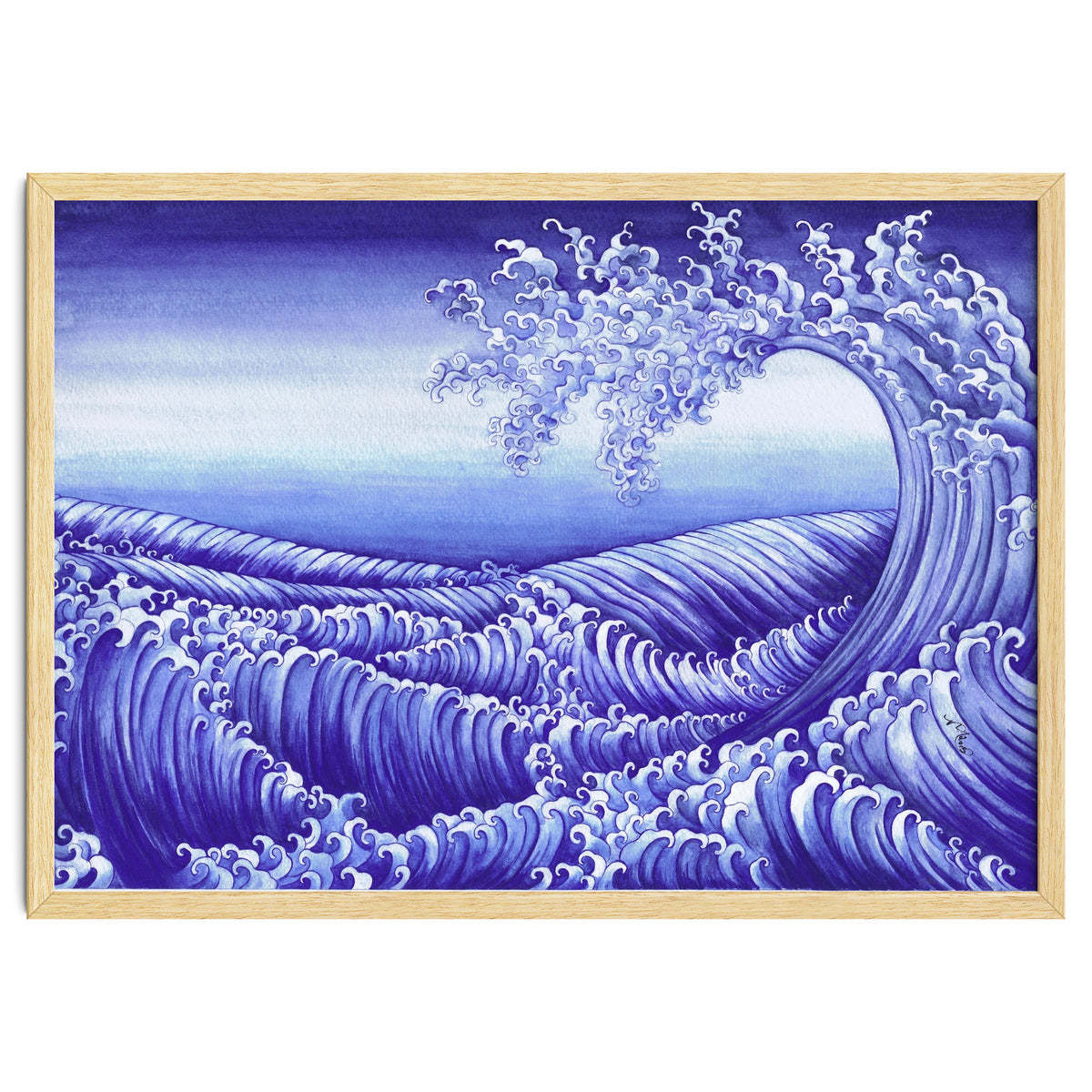 Turbulent Water Triptych part 3