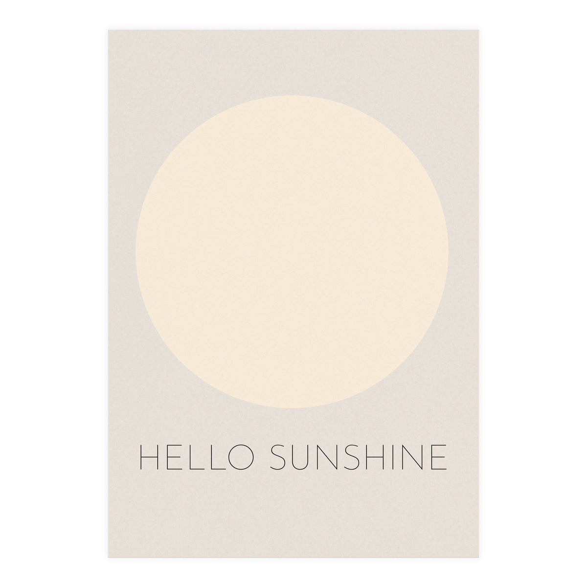 Hello Sunshine (Print Only)