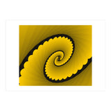 Abstract Floral Yellow (Print Only) thumbnail