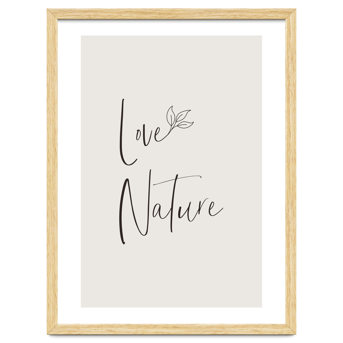 Love nature - minimalist
