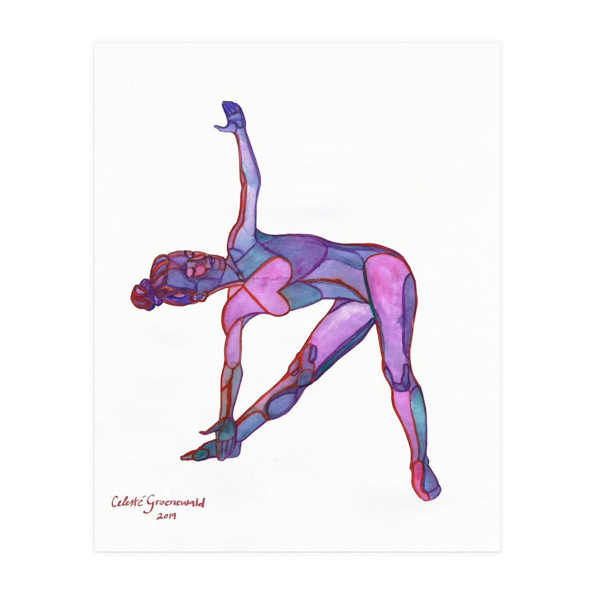 Trikonasana (Print Only)