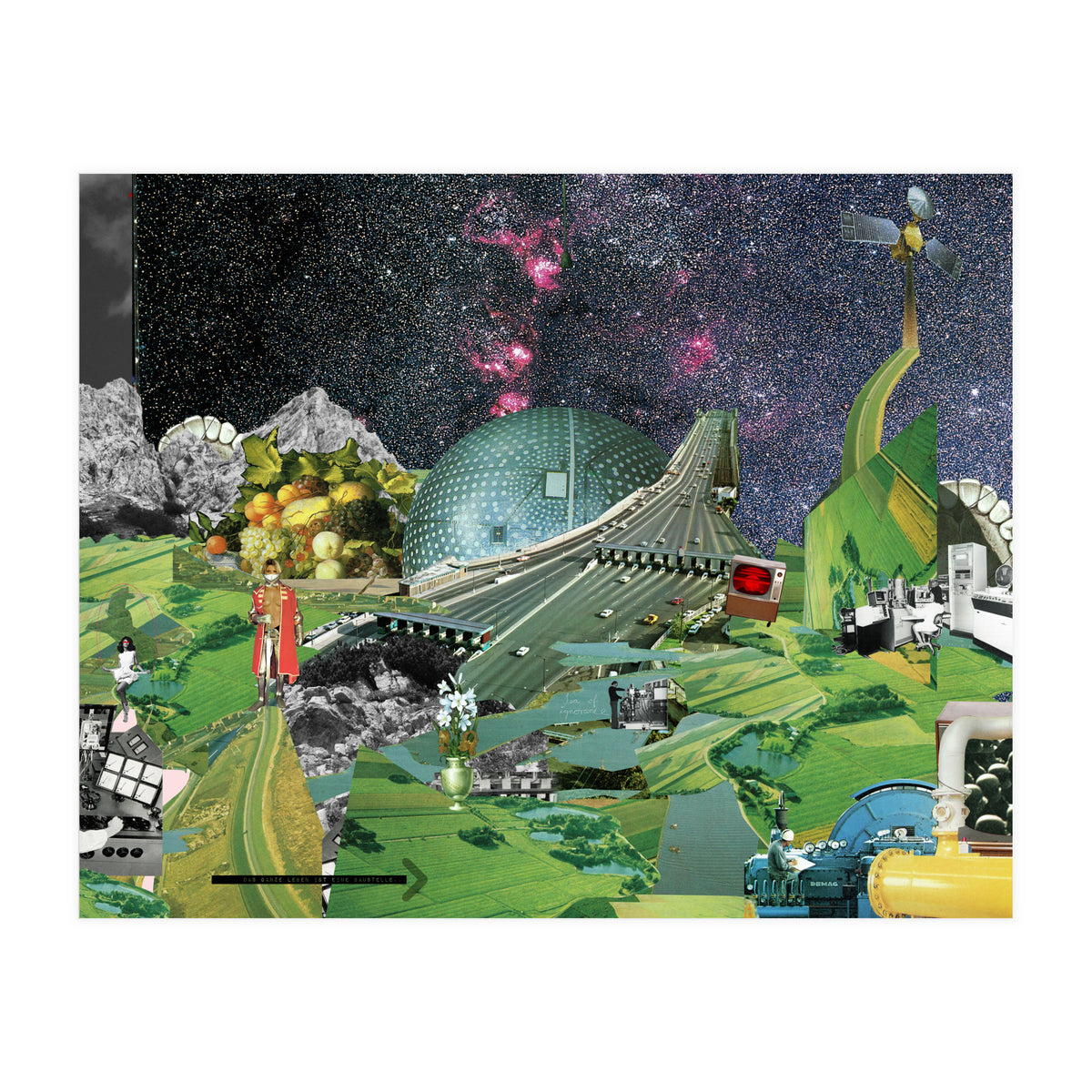 Subtle Landscape 54 Big Baustelle Aber Es Geht Voran (Print Only)