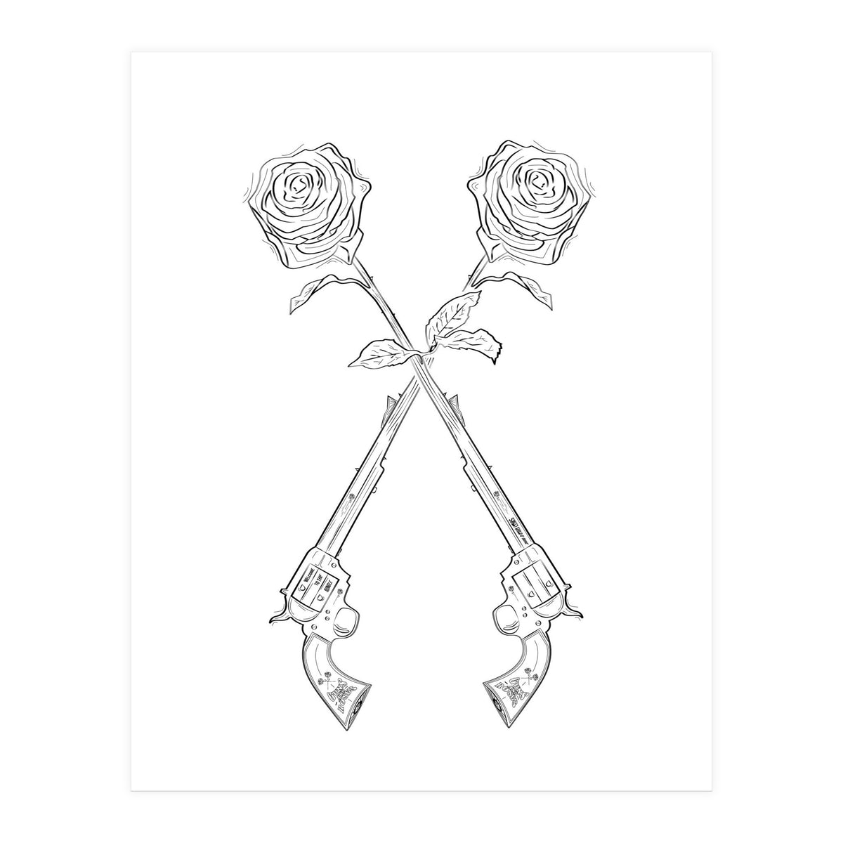 Guns Roses (Print Only)