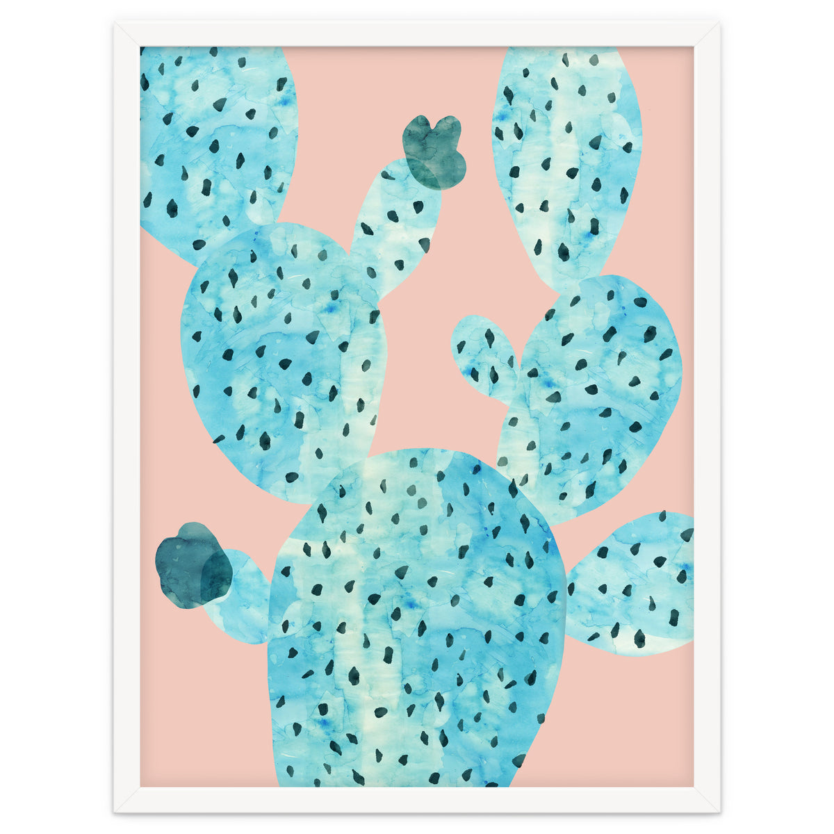 Watercolor of cacti III