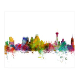 San Antonio Texas Skyline (Print Only) thumbnail