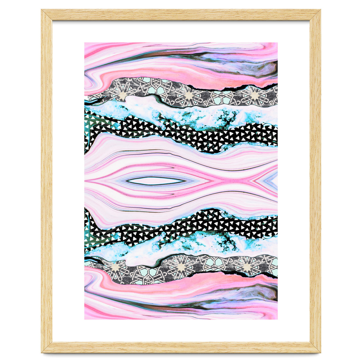 Abstract shapes of marble and patterns