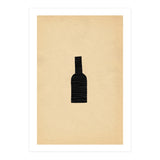 Abstract wine bottle (Print Only) thumbnail