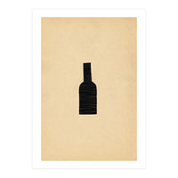 Abstract wine bottle (Print Only)