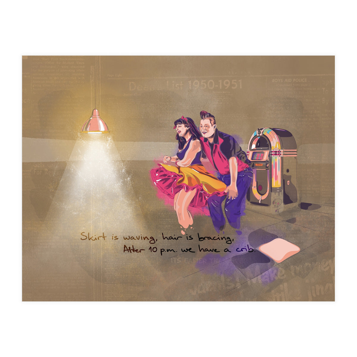 Rock N Roll 1 (Print Only)