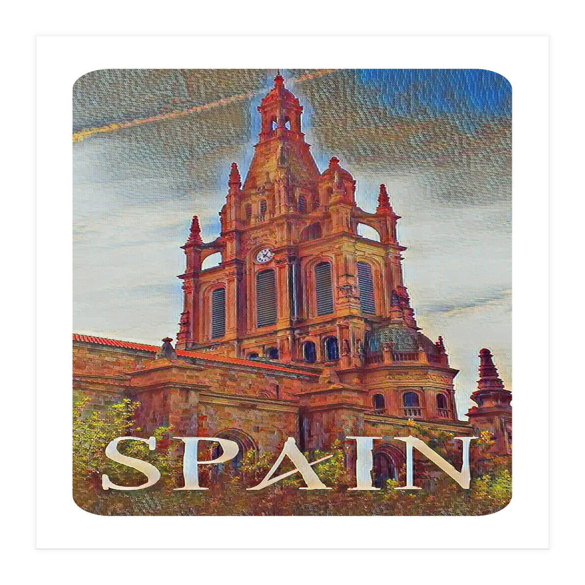 Spaniard gothic church (Print Only)