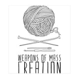 Weapons Of Mass Creation - Knitting (Print Only) thumbnail