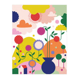 Happy Mediterranean Colorful Landscape (Print Only) thumbnail