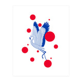 blue flamingo (Print Only) thumbnail