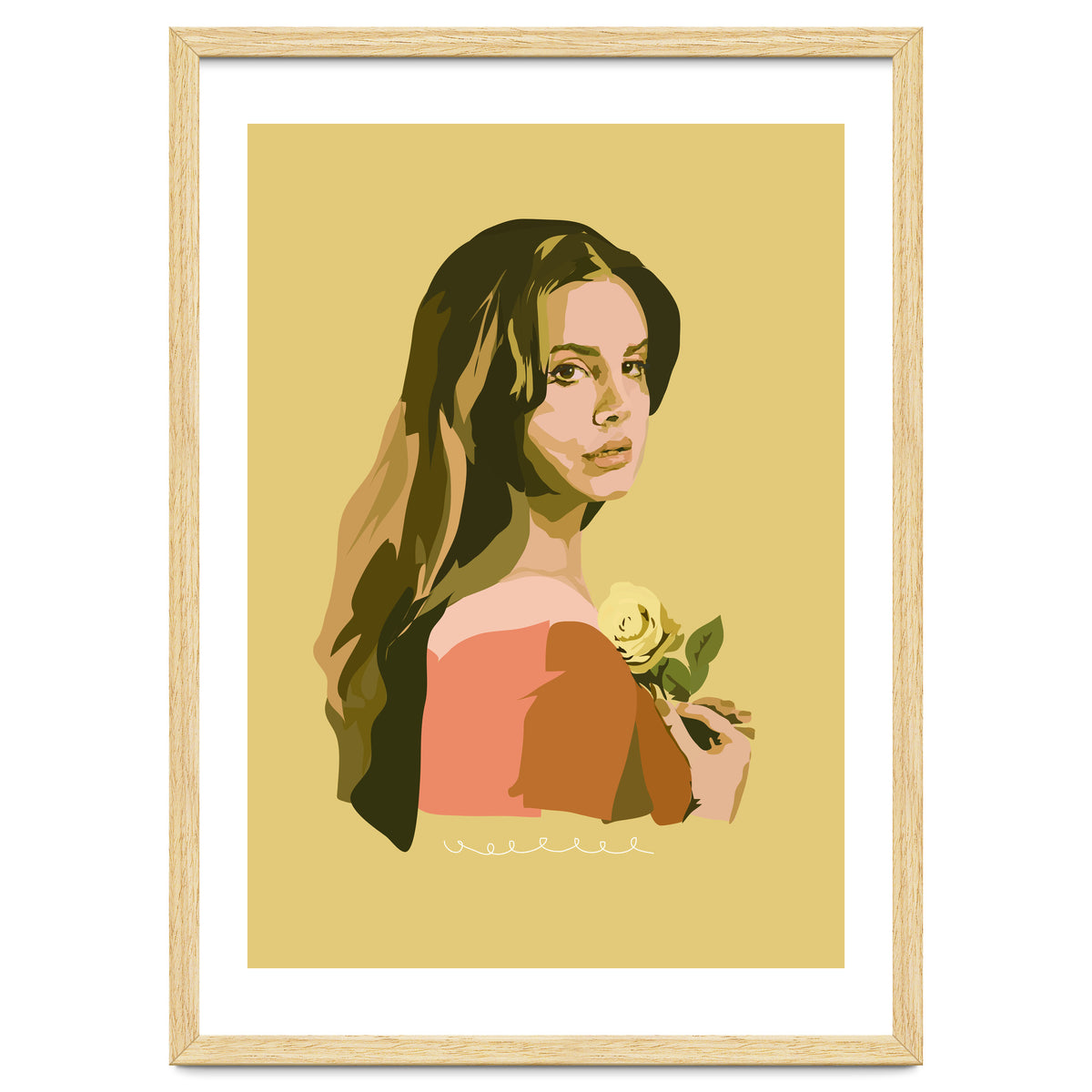 Lana Del Rey With Rose