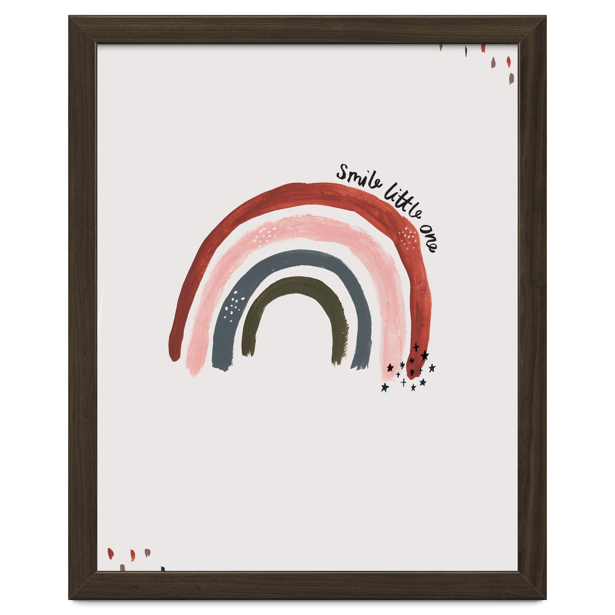 Smile Little One Rainbow Portrait