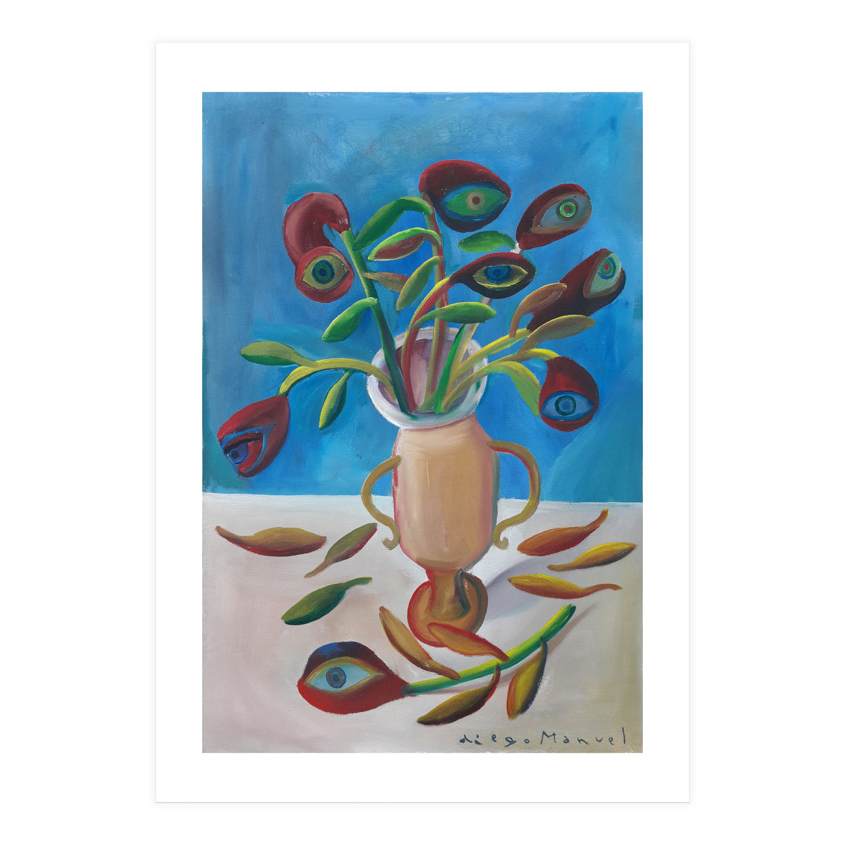 Flores Ojos (Print Only)