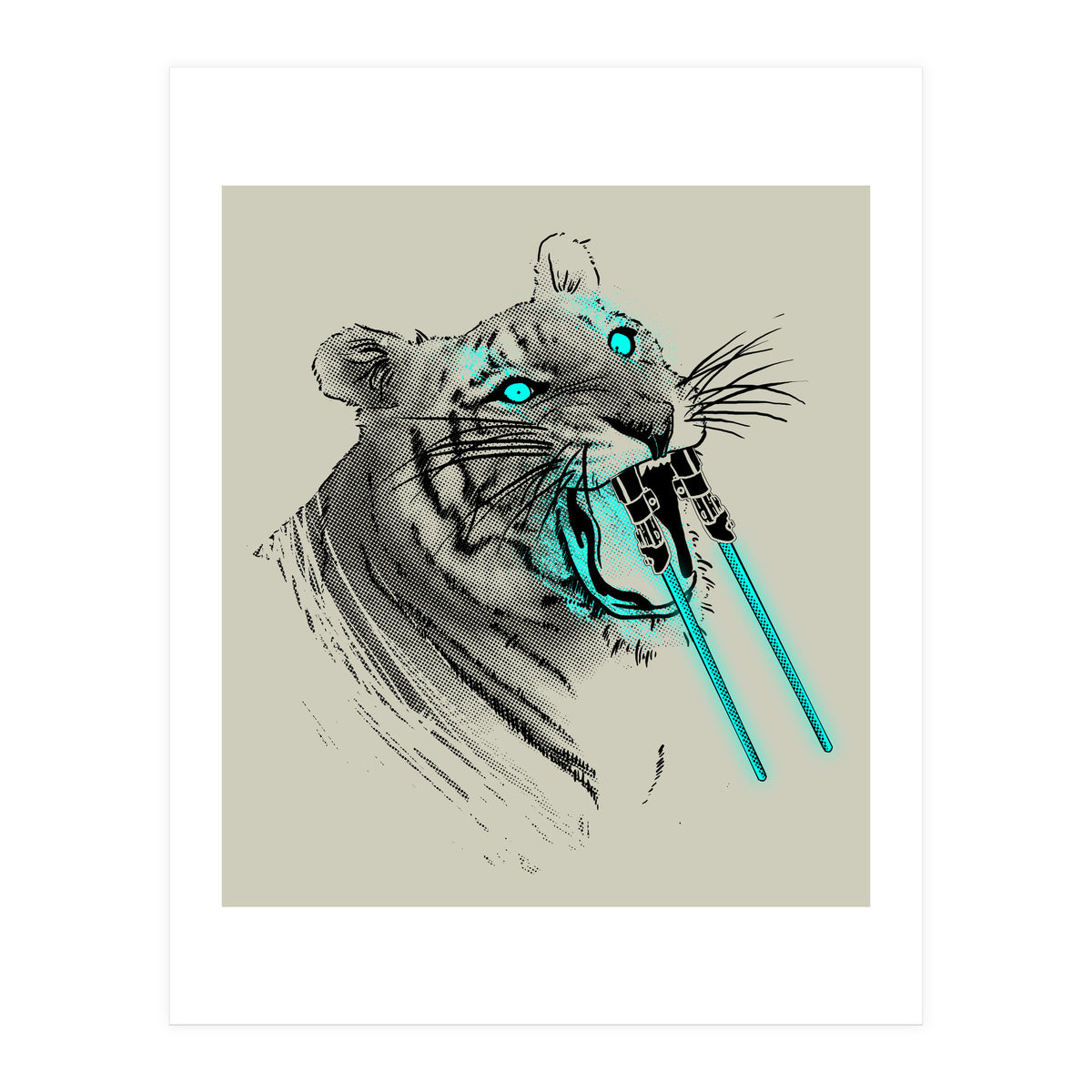 Sabertoothed Tiger (Print Only)