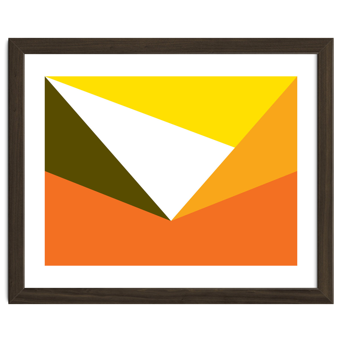 Geometric Shapes No. 58 - yellow & orange