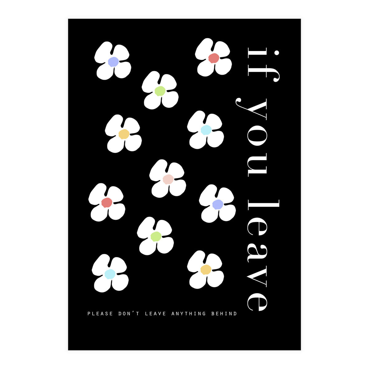 If you leave (Print Only)