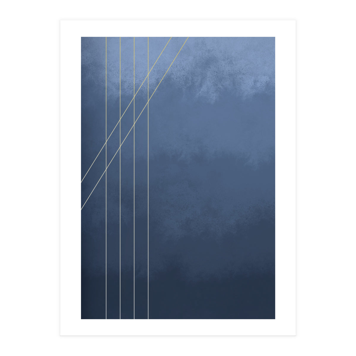 Moods In Blue Gray (Print Only)