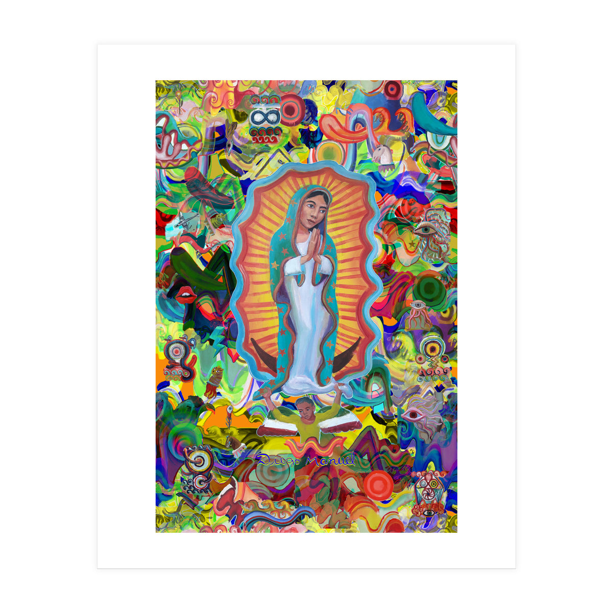 Virgen Y Graffiti 21 (Print Only)
