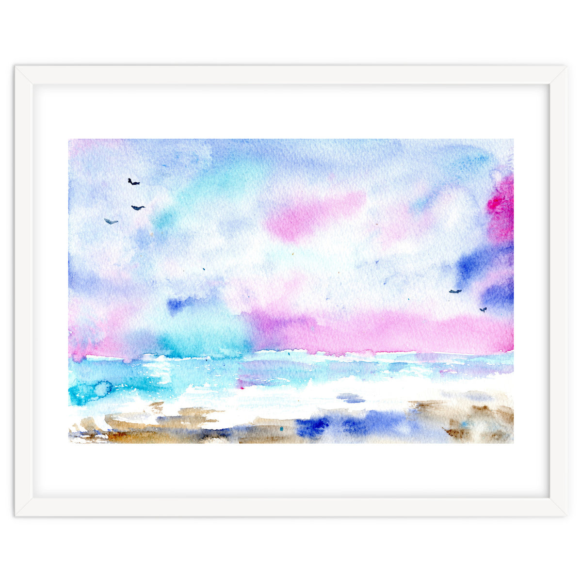 Tenderness of the sea || watercolor