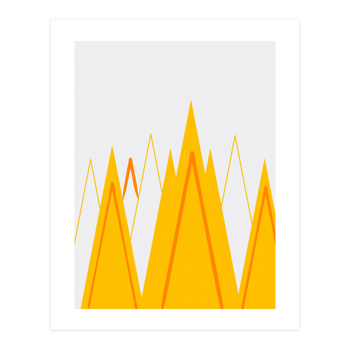 Yellow mountains  (Print Only)