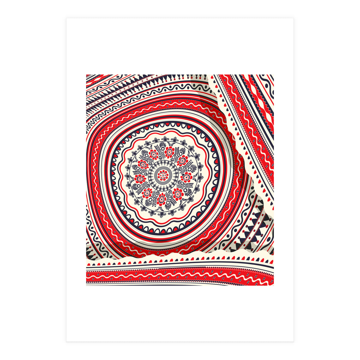 Romanian embroidery background 17 (Print Only)