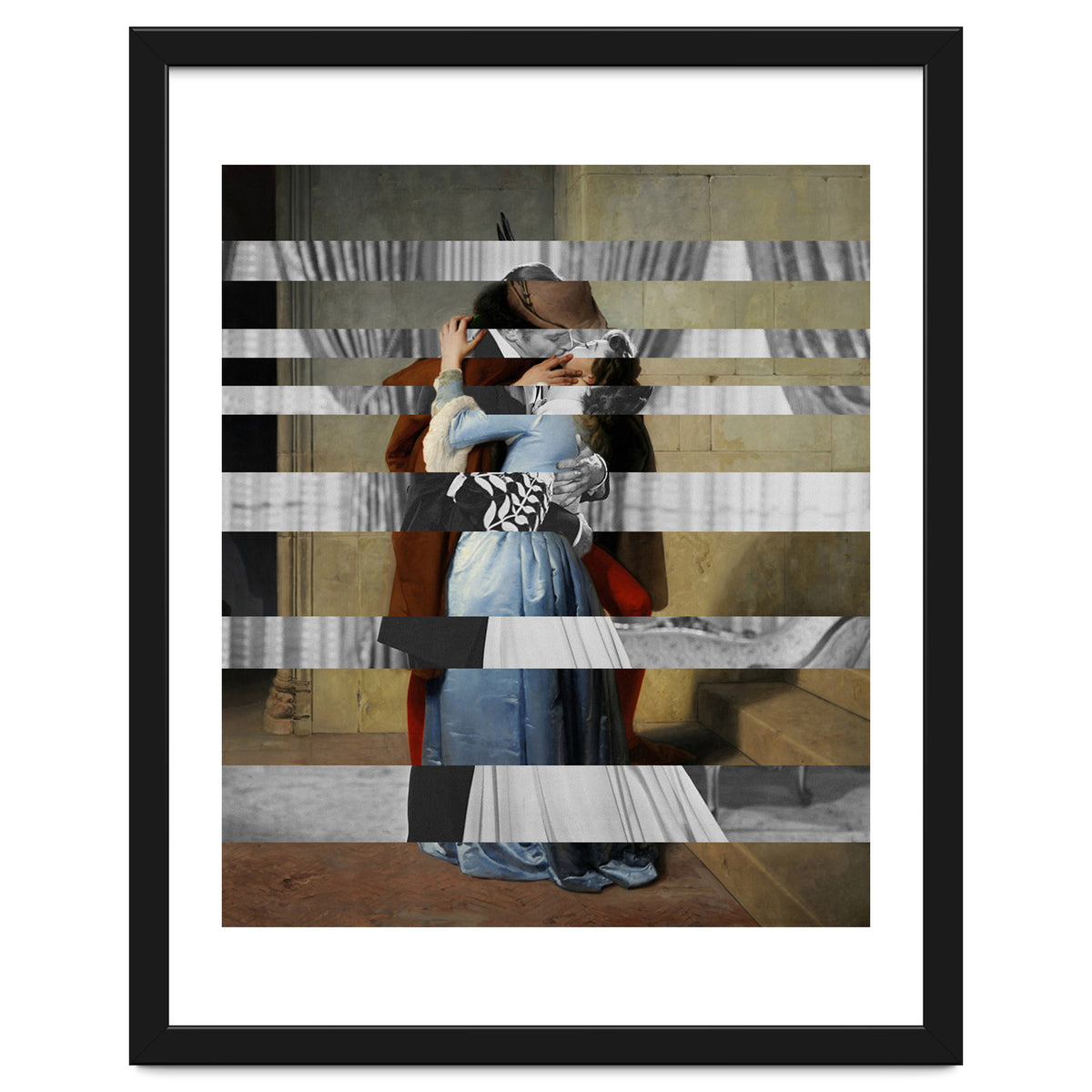 Hayez's "The Kiss" & Clark Gable and Vivien Leigh