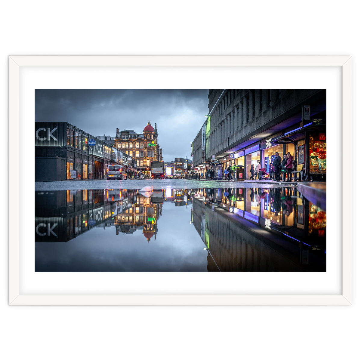 City reflection Newcastle upon tyne