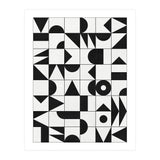 My Favorite Geometric Patterns No.10 - White (Print Only) thumbnail