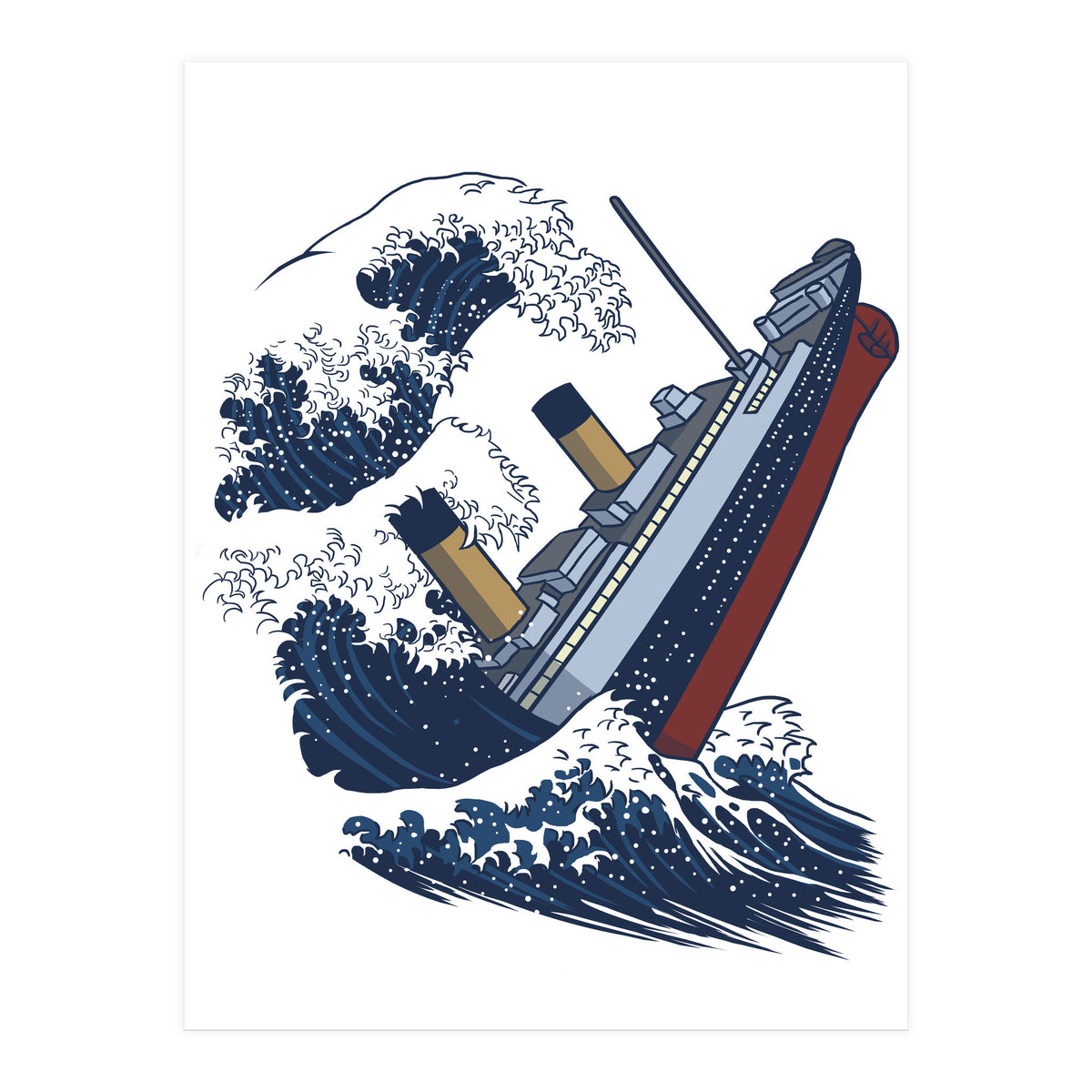The wave titanic (Print Only)
