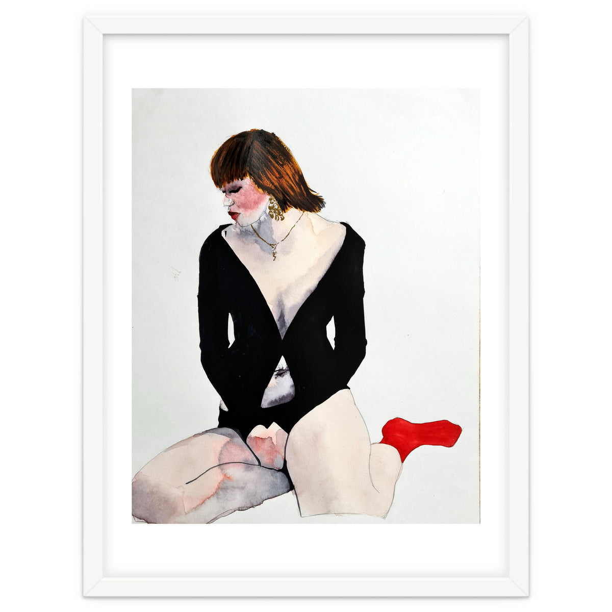 Untitled #95 Red Socks