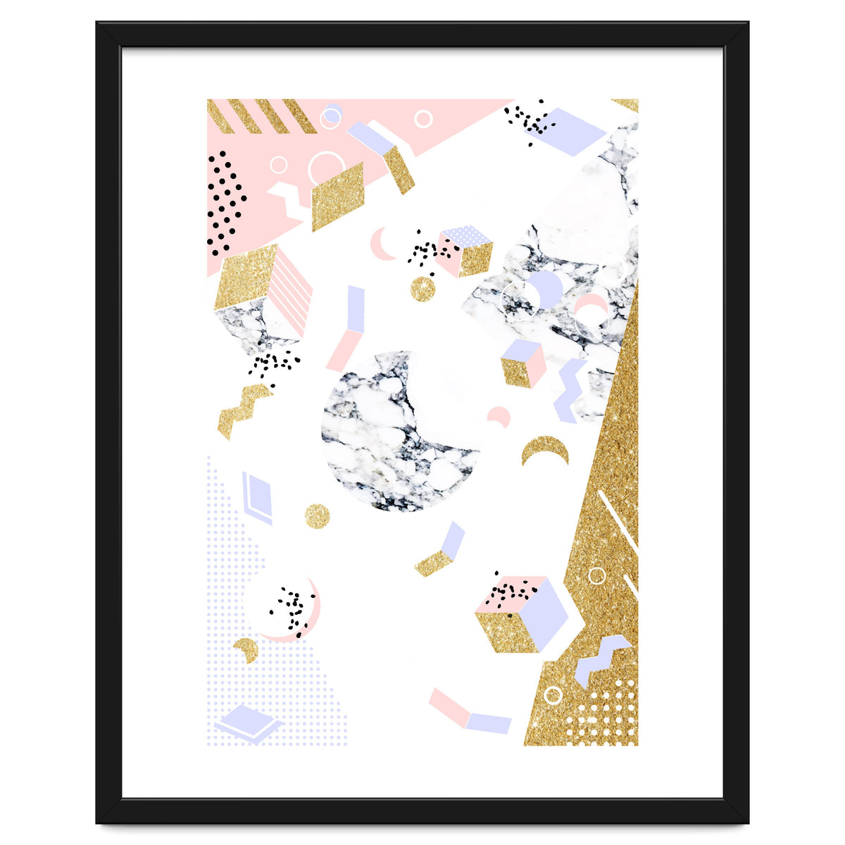 Marble Moon Abstraction