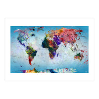 Map Of The World  (Print Only)