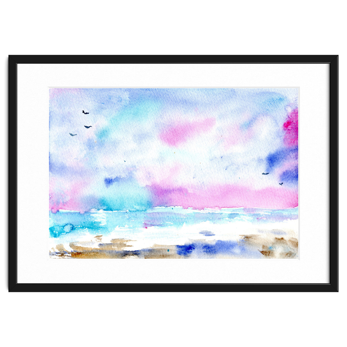Tenderness of the sea || watercolor