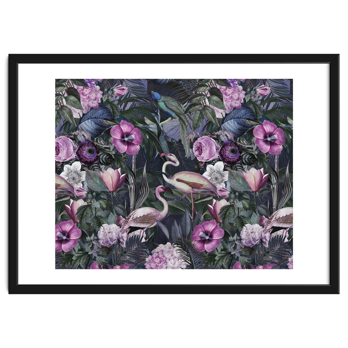 Flamingos Dark Jungle 2